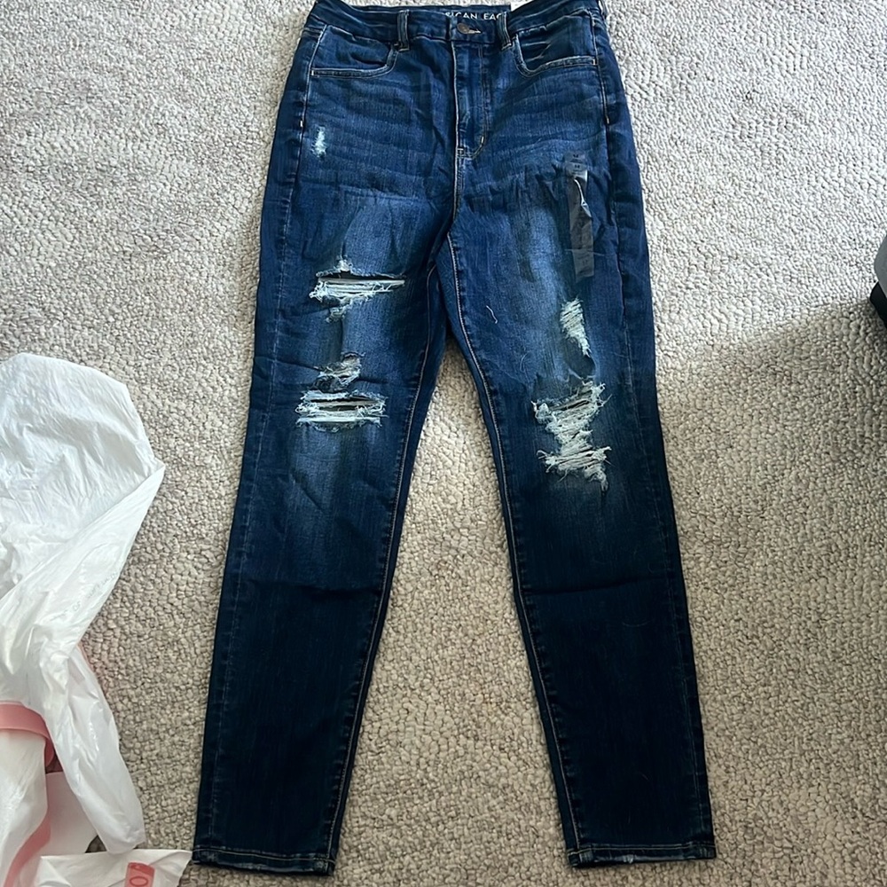 NEVER BEEN WORN American Eagle Curvy Super High Rise Jeggings